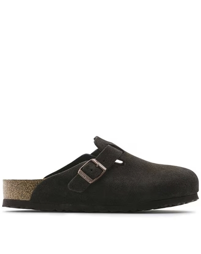 Birkenstock - Boston Suede Leather Sandal - Mocca